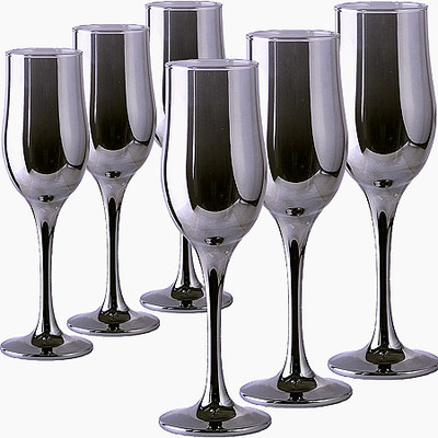 

Набор бокалов, Сияющий графит / GR160-06