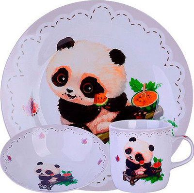 

Набор столовой посуды, Панда / 60404