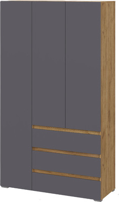 

Шкаф, Люмо с ящиками 3-х створчатый ШК 06