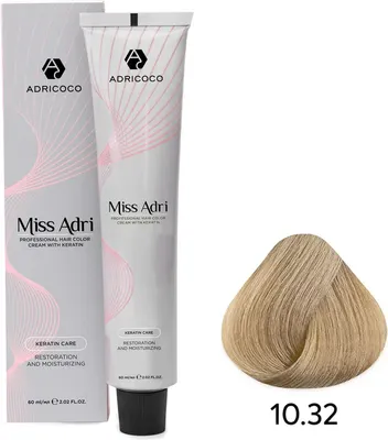 

Крем-краска для волос, Miss Adri 10.32