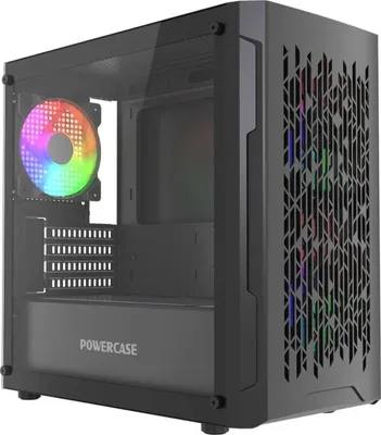 Корпус для компьютера Powercase Mistral Micro D3B ARGB V2 Tempered Glass / CMMDB-A3-V2