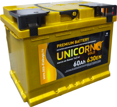 

Автомобильный аккумулятор, Gold (0) 630A L2 6CT-60 / 060 255 K11 UG
