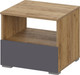 Прикроватная тумба Тащи в дом Люмо ТБ 01 (дуб крафт золото/серый) - 