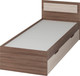Односпальная кровать Тащи в дом Гармония КР607 80х200 (ясень-шимо/светлый/темный) -