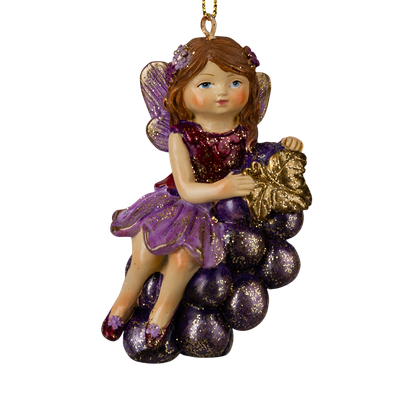 

Елочная игрушка, Decor. Фея на винограде / 64524