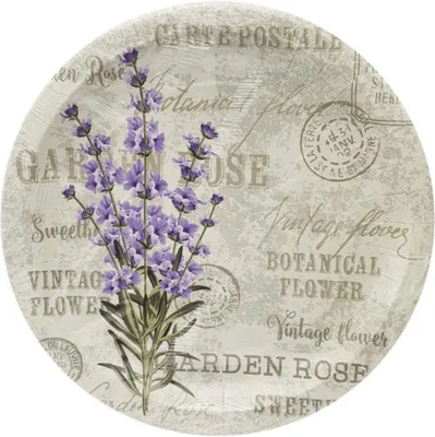 Набор одноразовых тарелок Лекс Прованс (23см, 5шт) - 