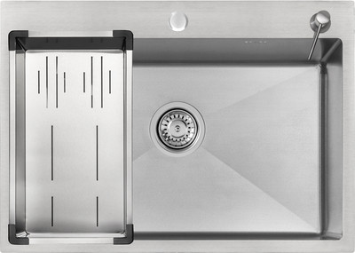 

Мойка кухонная, ECO AR 70x50+CL AR G+DS AR