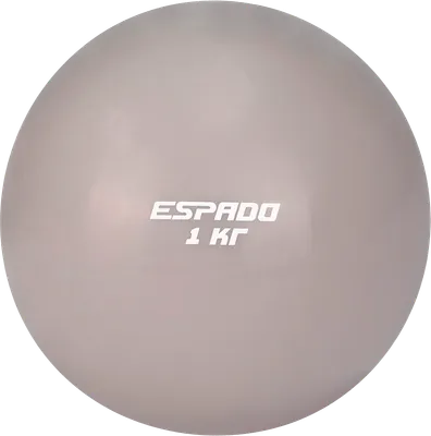Медицинбол Espado ES-001GY (1кг, серый) - 