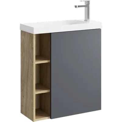 

Тумба под умывальник, Alba / ALB010RDD + ALB0706GRМ