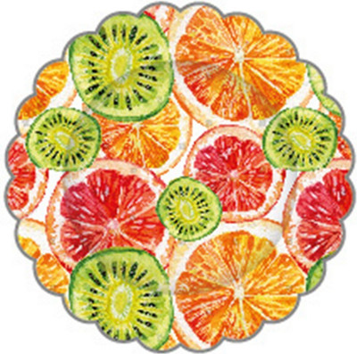 

Набор одноразовых тарелок, Ромашка Цитрусы