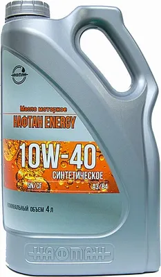 

Моторное масло, Energy 10W40 SN/CF A3/B4