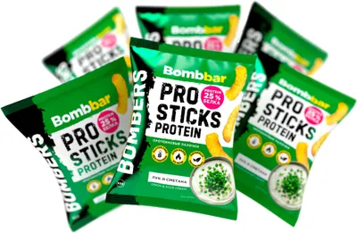 

Набор протеиновых палочек, Лук и сметана