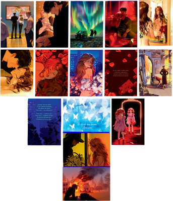 

Набор открыток, Поклонник. С артами Карины Яшагиной