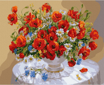 

Картина по номерам, Дандорф О. Маки / HR0106