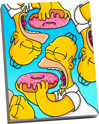 

Картина по номерам, Гомер и Пончики / HR0248
