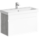 Тумба с умывальником Aqwella Smart SRT0108BS + Moduo 80 Slim (P-UM-MOD80SL/1) - 