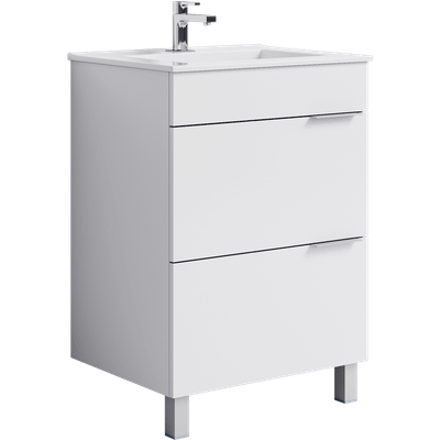 

Тумба под умывальник, Бриг Br.01.06/2/W + Quadro 60 / QDR60SLWB01