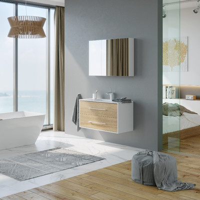 

Тумба с умывальником, Майами MAI0110 + Malaga 97.5 / Mal.10.04.D