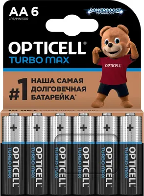 

Комплект батареек, Turbo MAX LR6 AA / 6053005