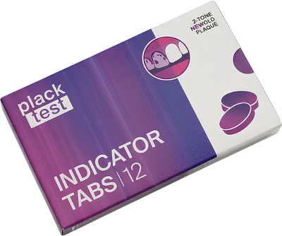 

Таблетки для индикации зубного налета, Plack Test Indicator Tabs Ароматизированные