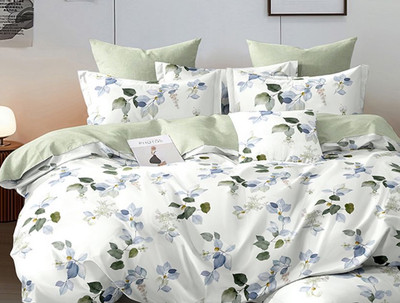 

Комплект постельного белья, Евро Оливковая коллекция. Простыня на резинке УУ 059