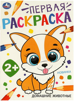 

Раскраска, Первая раскраска. Домашние животные