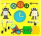Бизиборд Kampfer Busyboard Fixiki (желтый) -