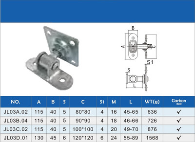 

Петля воротная, JL03A.02