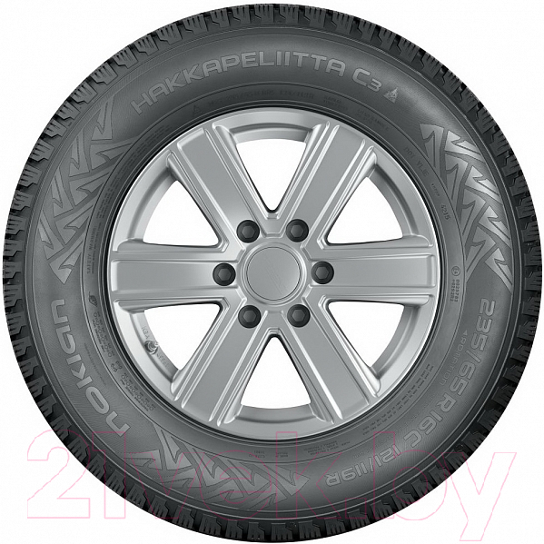 Зимняя легкогрузовая шина Nokian Tyres Hakkapeliitta C3 205/65R16C 107/105R