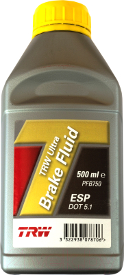 

Тормозная жидкость TRW, DOT 5.1 / PFB750