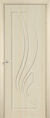 Дверь межкомнатная ПВХ Стандарт ПГ Лиана 80x200 (беленый дуб)