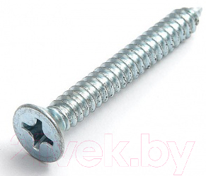 Шуруп ЕКТ С потайной головкой CHT 3.5x16 DIN7982 / 207505 (2000шт, оцинкованный) — фото 1
