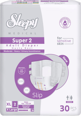

Подгузники для взрослых, Adult diaper Xlarge Super 2-30