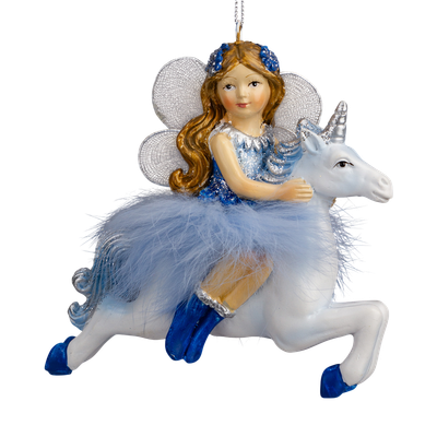 

Елочная игрушка, Decor. Фея на единороге / 64547