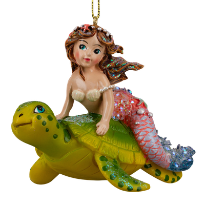 

Елочная игрушка, Decor. Русалочка и черепаха / 64472