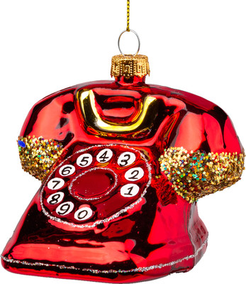 

Елочная игрушка, Decor. Дисковый телефон / 64077