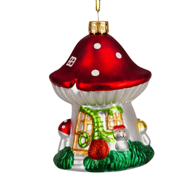 

Елочная игрушка, Decor. Грибной домик / 64436