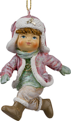 

Елочная игрушка, Decor. Мальчик в ушанке / 64516