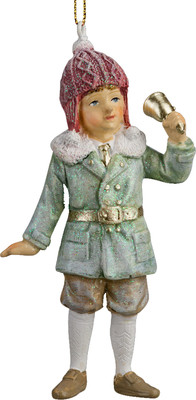 

Елочная игрушка, Decor. Мальчик с колокольчиком / 64515