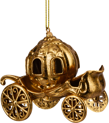 

Елочная игрушка, Decor. Карета золотая / 64449