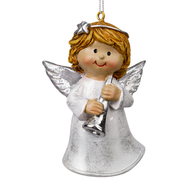 

Елочная игрушка, Decor. Ангел с трубой / 64596
