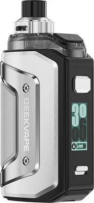 Электронный парогенератор Geekvape Aegis Hero 5 2000mAh (6.5мл, Steel silver) - 