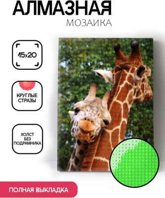 

Набор алмазной вышивки, Два жирафа / ОО116919