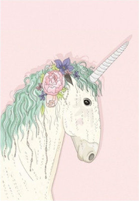 

Набор алмазной вышивки, Единорог с цветком / ОО117012