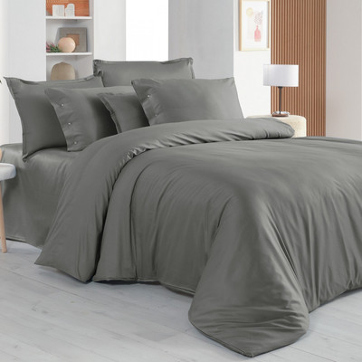 

Комплект постельного белья, 300 tc сатин сем / N381 Monochrome v8/Gray