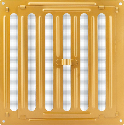 Решетка вентиляционная Нора-М Р-200 / 17284 (золото) - 