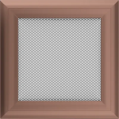 

Решетка вентиляционная для камина, Oskar гальванизированная OM 17x17