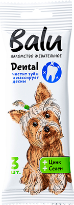 

Лакомство для собак, Для малых и средних пород с цинком, селеном