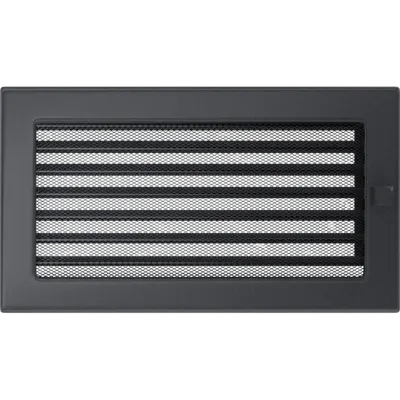 

Решетка вентиляционная для камина, С жалюзи GX 17x30