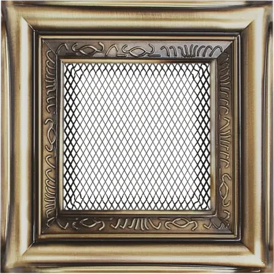 

Решетка вентиляционная для камина, Рустик R 17x30
